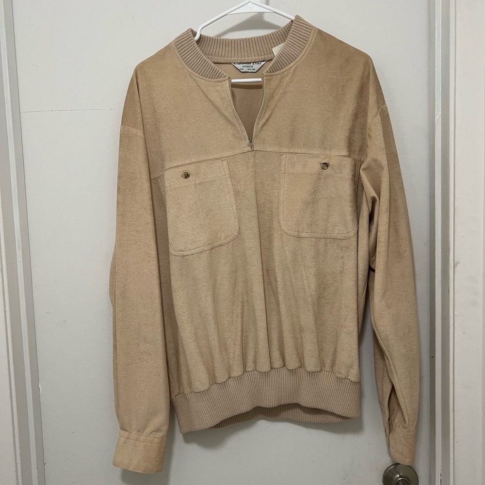 Christian Dior Mens Quarter Zip Sweatshirt